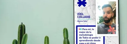 Tokio New Technology School Barcelona opiniones: Joel Collado, su constancia le ha llevado por fin a formarse en lo que quería